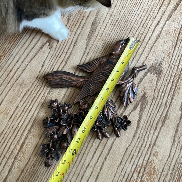 Coppercraft guild resin botanical blackbird floral raven - Picture 4 of 5